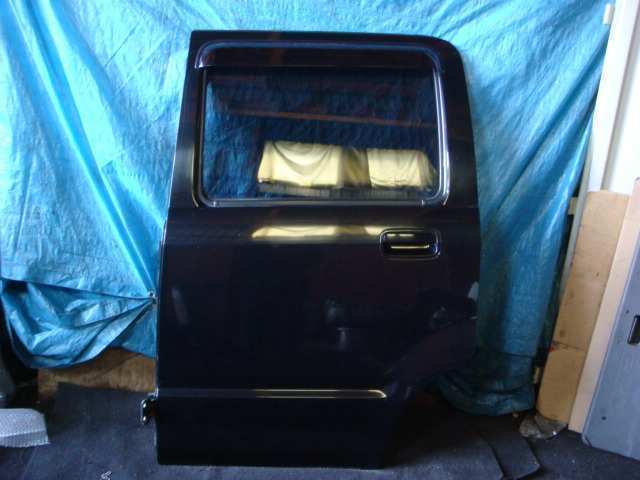 【2150】平成19年式 ワゴンR MH22S ブルーイッシュブラックパール ZJ3 左リアドア 左後ろドア 68004-58J02拍卖