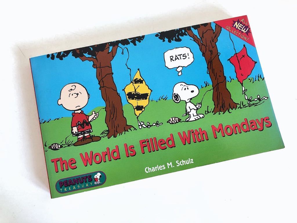 洋書文庫 『THE World Is Filled With Mondays 』M.Schulz PEANUTS TREASURY拍卖