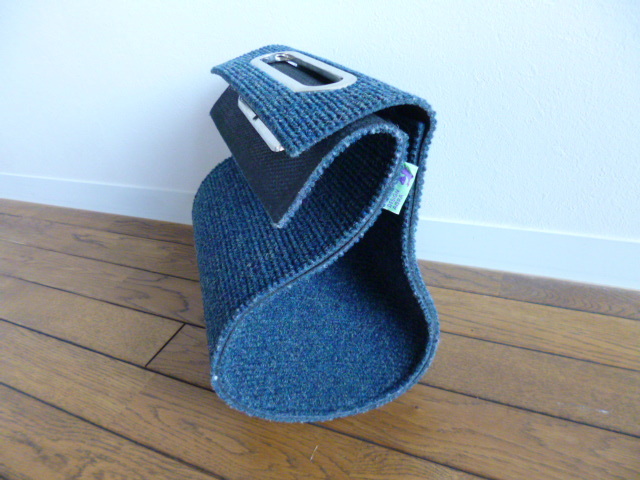 FURNITURE DESIGN AGRA あぐら家具 カーペットバッグ 一点もの 未使用 送料無料拍卖