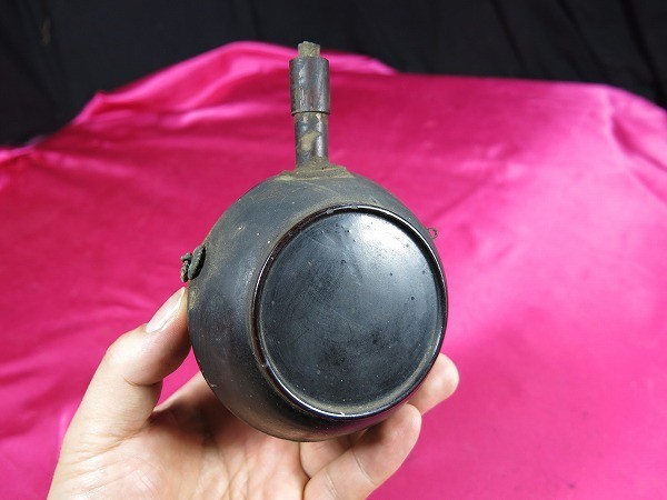 B 火薬入れ 江戸時代 漆工 武具 漆器 塗り物 火縄銃拍卖