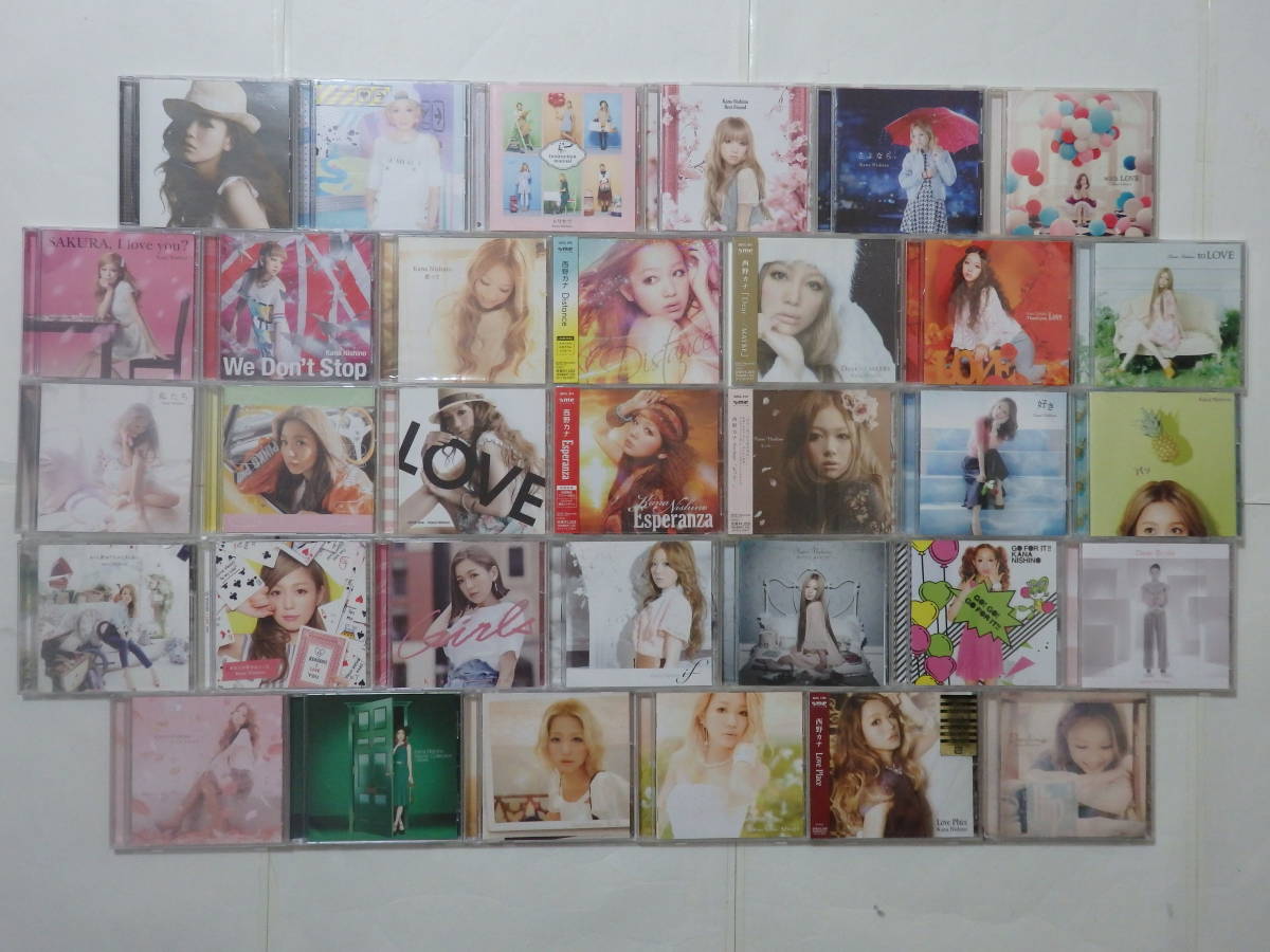【送料無料!!】即決●西野カナ●豪華アルバム&シングルCD33枚セット●初回限定DVD付有拍卖