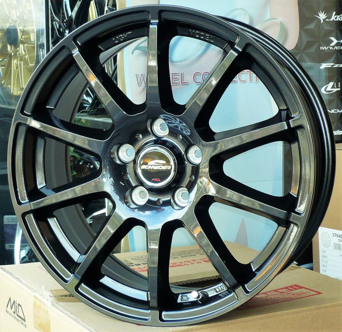 税込! AVU65W系 ハリアーハイブリッド用 軽量ホイール 「シュナイダーSTAG」 新品1台分拍卖