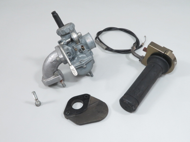 ■モンキー/ゴリラ Z50J 社外 ビックキャブレター キタコ インテークマニホールド/インマニ スロットルホルダー 実動外し 検 カスタム AB27拍卖