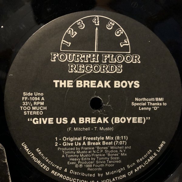 The Break Boys / Give Us A Break (Boyee)拍卖