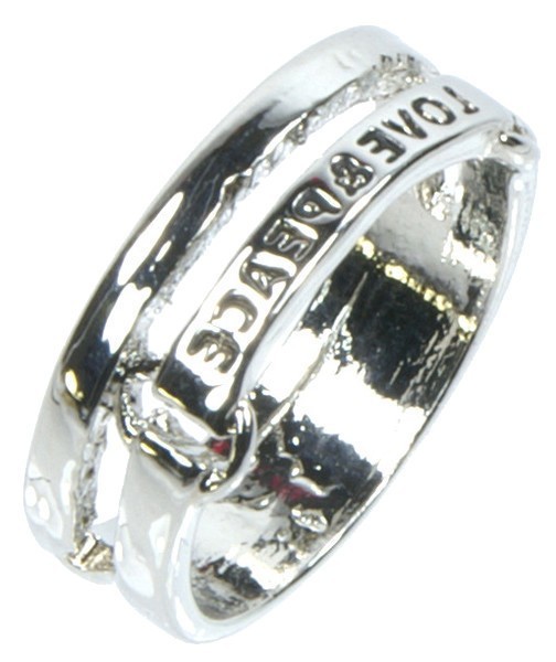 Love peace ラブ ピース リング 指輪 シルバー 13号拍卖