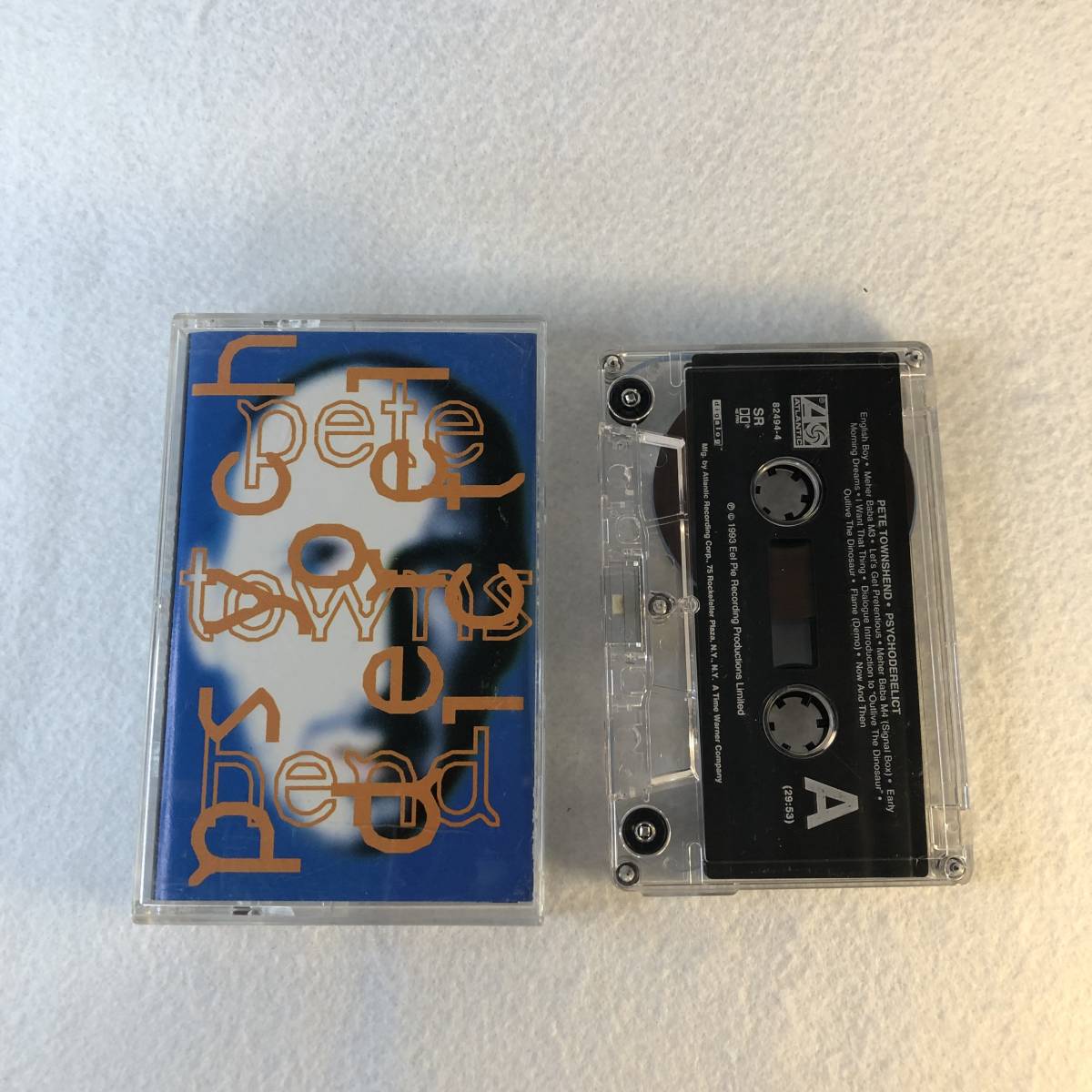 中古カセット Pete Townshend Psychoderelict US盤 82494-4 ピート・タウンゼント拍卖