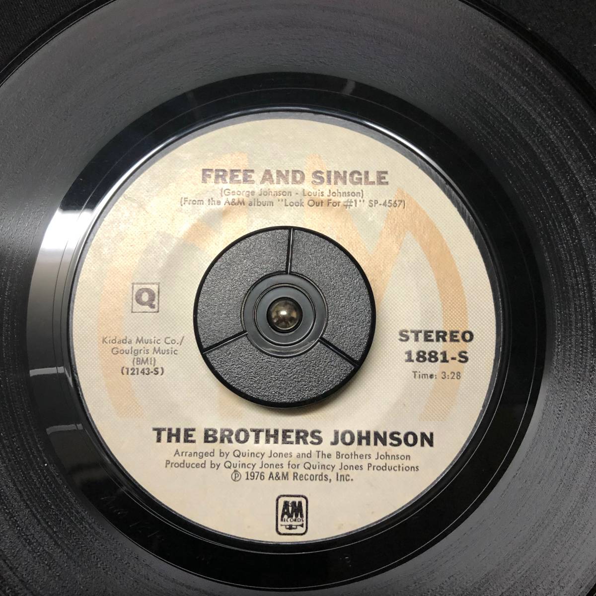 中古シングルレコード The Brothers Johnson Free And Single US盤 1881-S拍卖