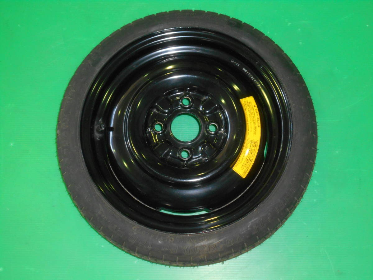 No.2063 中古スペアタイヤ 14インチ T115/70D14 4穴拍卖