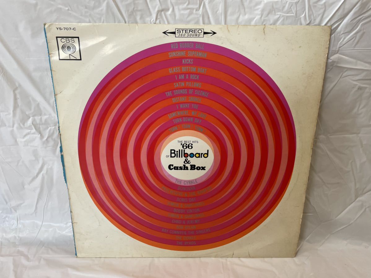 ★T146★LP レコード THE BEST HITS 66 Bill board&cash box ビルボード キャッシュ ボックス ベストヒット ボブディラン 他 66 YS-707-C拍卖