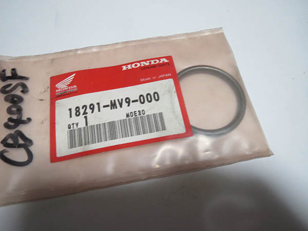 ホンダ CB400SF 純正 マフラーガスケット エキゾーストパイプガスケット 18291-MV9-000拍卖