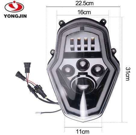 USヘッドライトー LEDヘッドライト - KTM 1050/1090/1190/1290 ADVENTURE ..... Fas拍卖