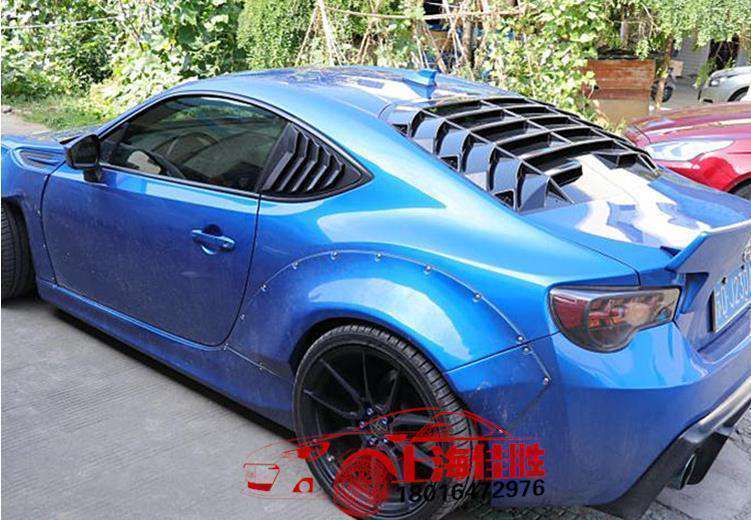 ★Subaru BRZ/Toyota GT86 ウィンドー ルーバーマットブラック ABS★拍卖