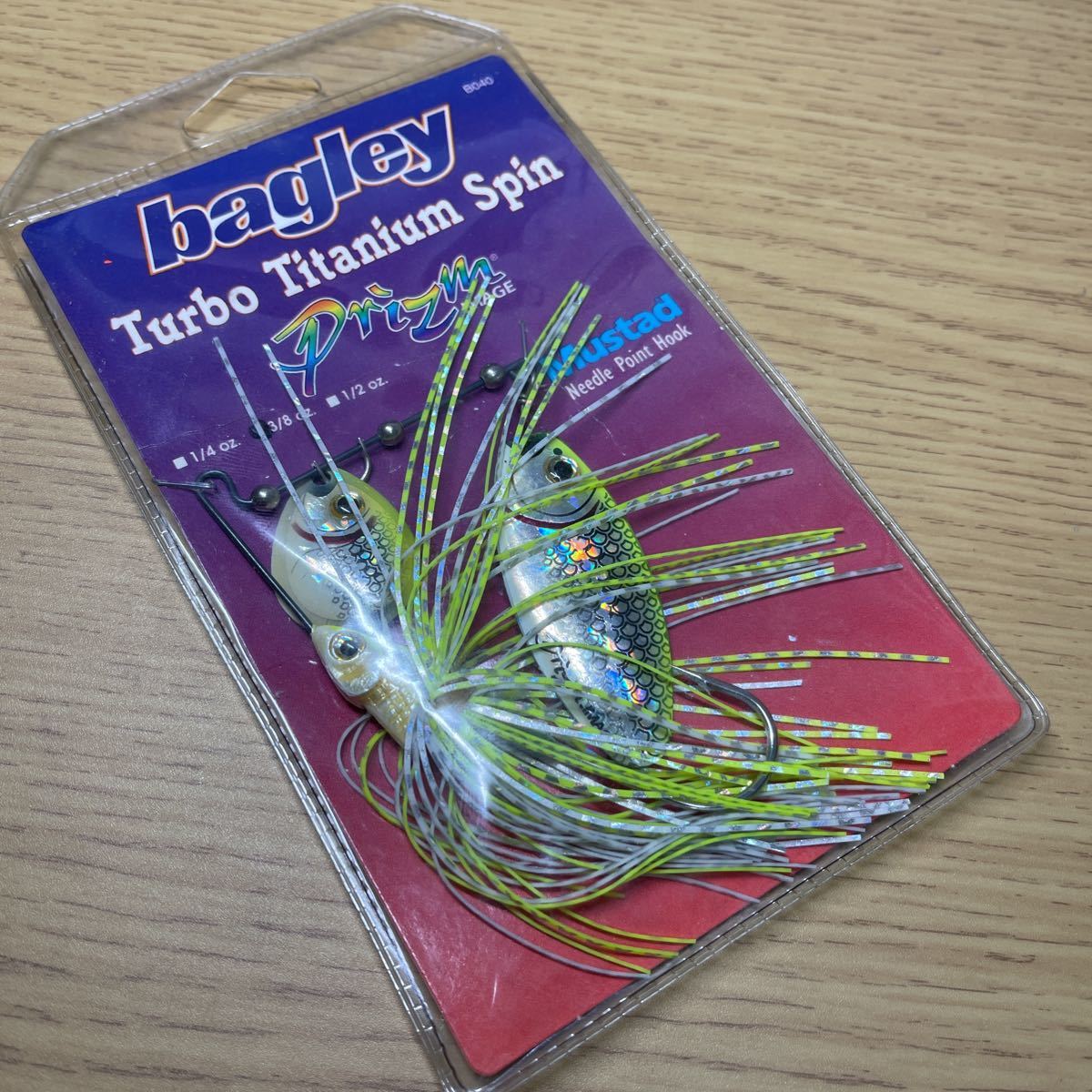 【新品未使用】バグリー ターボチタニウムスピン プリズム 3/8oz (ID05410)拍卖