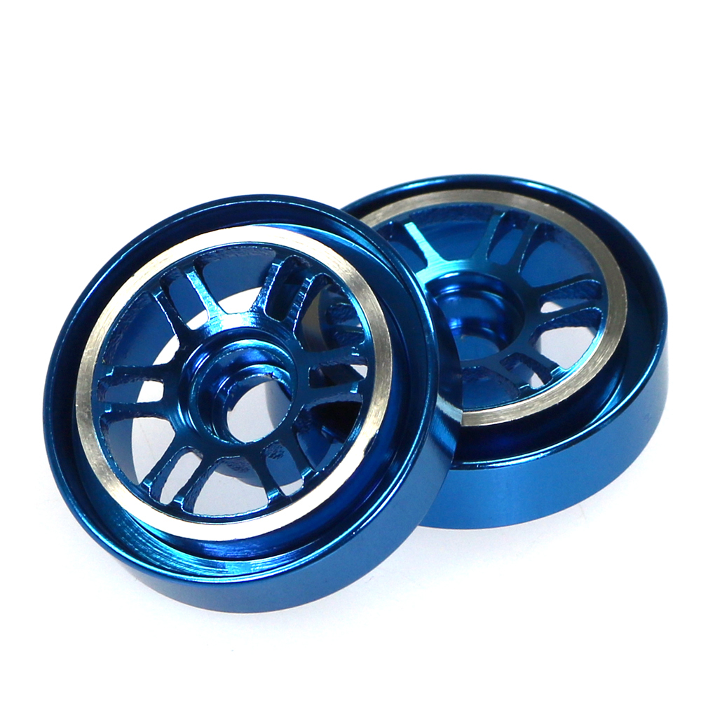 ▲ミニッツオーバーランドデュアル6スポークアルミホイール【ブルー】1945-BL(ゆうパケット)拍卖