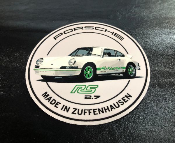 ポルシェ 911 2.7RS ステッカー グリルバッジ porsche 911 996 997 991 992 718 356 930 964 993 カレラ ボクスター Zuffenhausen (0拍卖