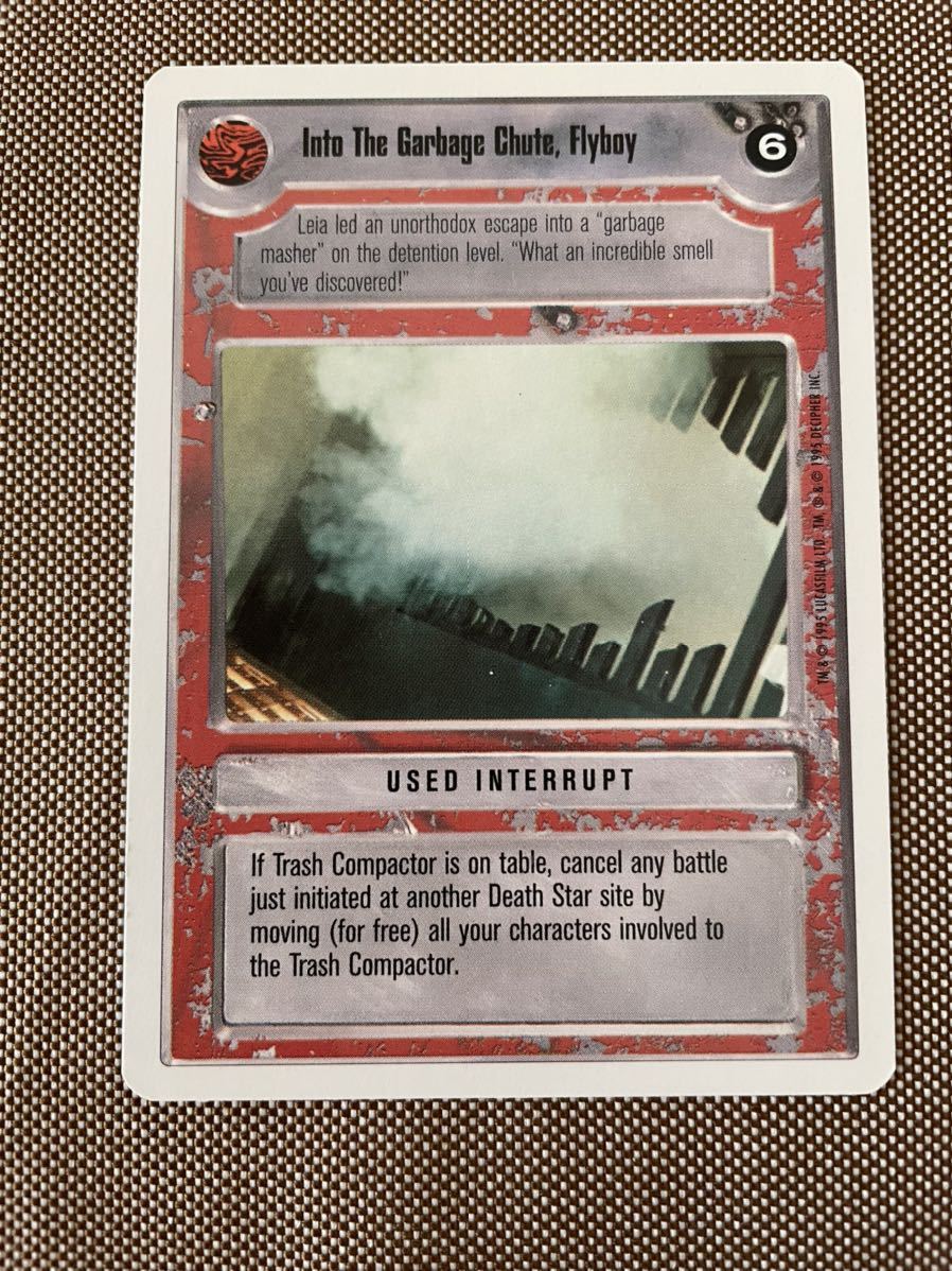 スターウォーズ コレクション カードゲーム【英語版】 Rカード Into The Garbage Chute, Flyboy拍卖