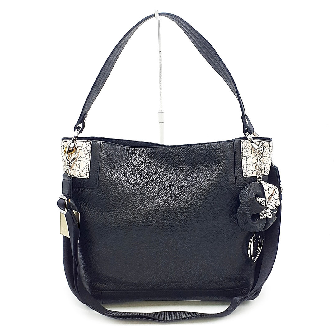 送料無料 新品 未使用 ボーグラン JRA ハンドバッグ ワンハンド ショルダー 鞄 2WAY クロコダイル 目地染め レザー 黒系 白系 レディース拍卖