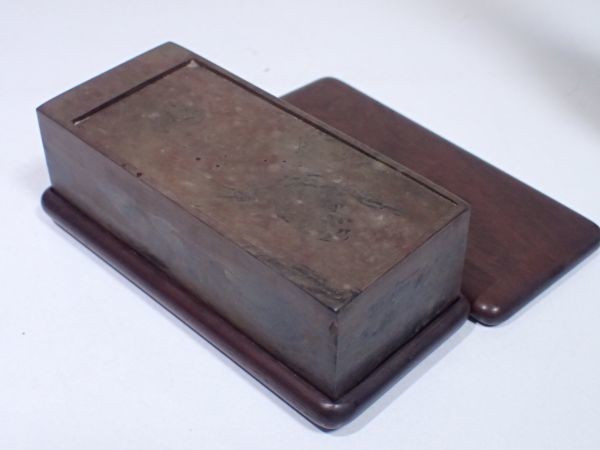 豊TJ-004/6自〇中国古玩 端渓硯 老抗 唐物 重さ約608g 書道家所有〇拍卖