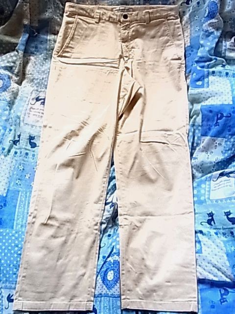 イタリア製エンポリオ アルマーニEMPORIO ARMANIパンツ48生成り色ベージュ系拍卖