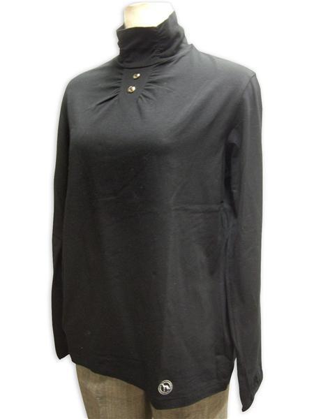 ADABAT アダバット レディース長袖ハイネックカットソー ブラック サイズ:42 632 17916拍卖