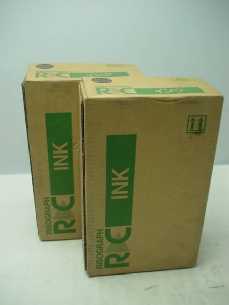 ☆値下げ交渉あり! リソ インク GRAPH RCインク/ブラック/黒/2箱(4本)セット拍卖