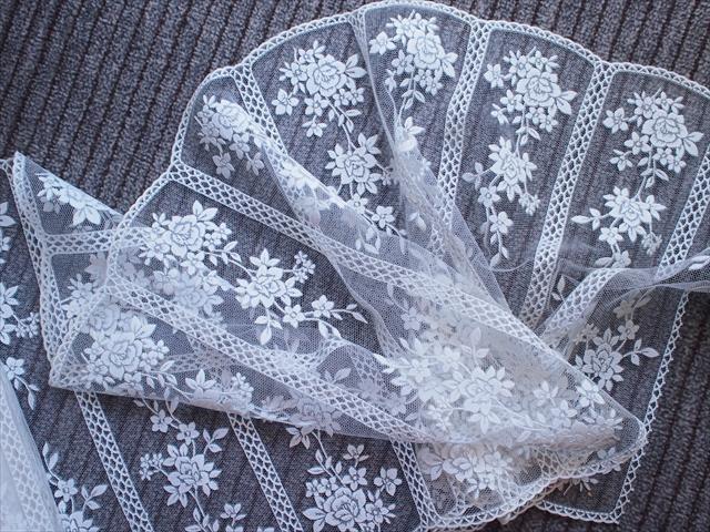 レトロキッチン日用品雑貨*チュールビニールレースクロス・バラ柄・E・40×100・延長可☆テーブルランナー拍卖