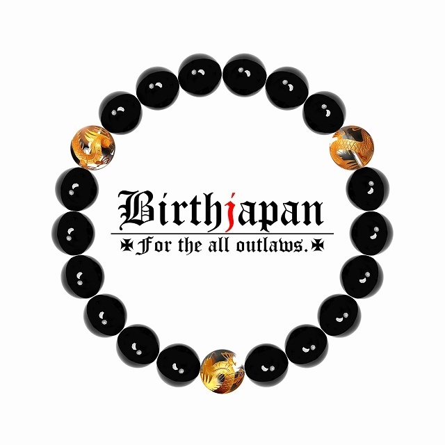 標準10mm オニキス×手彫り金龍水晶数珠ブレスレット アクセサリーホストヤクザ 水晶 悪羅悪羅系 オラオラ系拍卖