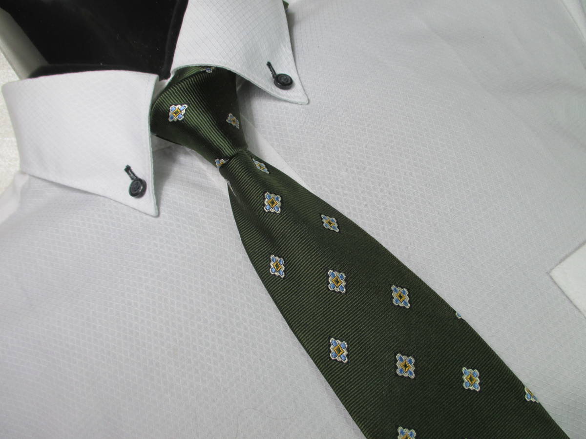 ☆ネクタイ◆ミケランジェロ MICHELANGELO ◆その他の柄・緑色系☆第26弾ブランドがいっぱい☆26-167☆拍卖