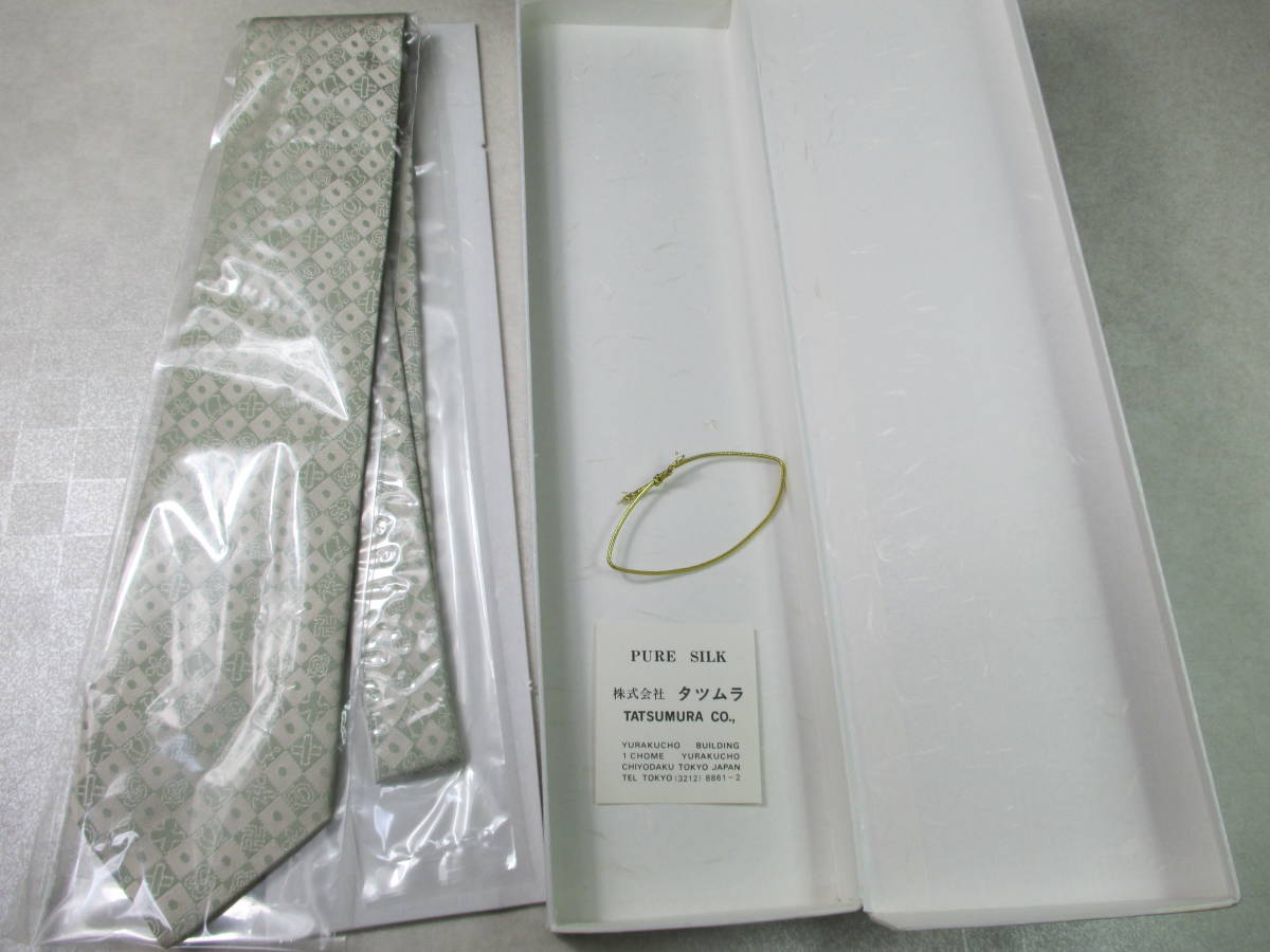 ☆ネクタイ◆新品・未使用◆株式会社 タツムラ Tatsumura Co,LTD ◆その他柄・緑色系☆第26弾ブランドがいっぱい☆26-210☆拍卖