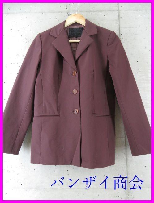 005c281◆良品です◆日本製◆UNTITLES アンタイトル ストレッチ 3ボタン シングルジャケット 9/ブレザー/カジュアル/レディース/女性/婦人拍卖