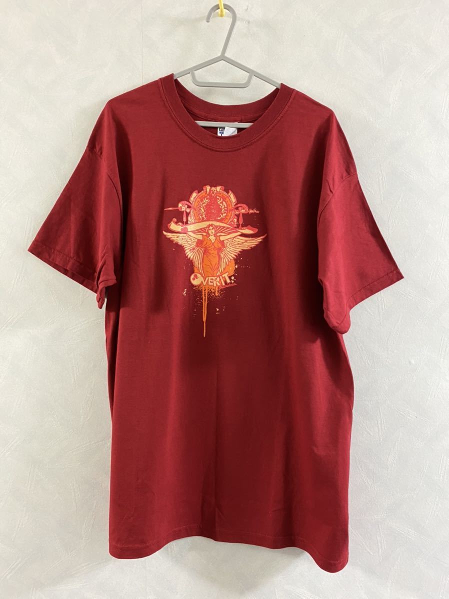 未使用品 OVER IT Tシャツ サイズL オーバーイット エモメロパンクバンド GILDAN Nick Gonzalez ライアンオグレン Runner Runner拍卖