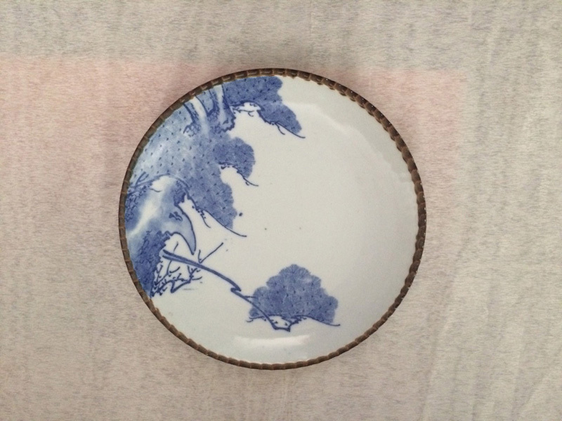 ★明治時代(1880年頃~1900年頃) いげ皿 No.16 老松 イゲ皿 IGEZARA 22/1_52拍卖