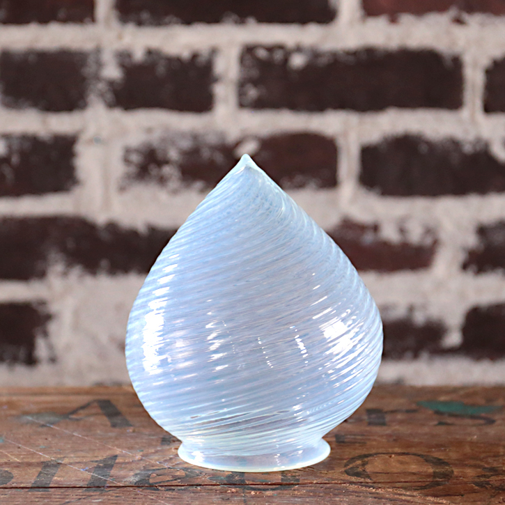 オパールセント ガラスシェード ランプシェード スウィル 渦巻 OPALESCENT SWIRL SHADE アンティーク ヴィンテージ インテリア拍卖