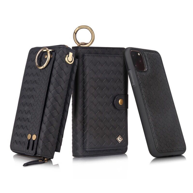 iPhone11 レザーケース iPhone 11 編み込みケース アイフォン11 ケース 6.1 インチ 手帳型 お財布付き カード収納 a拍卖