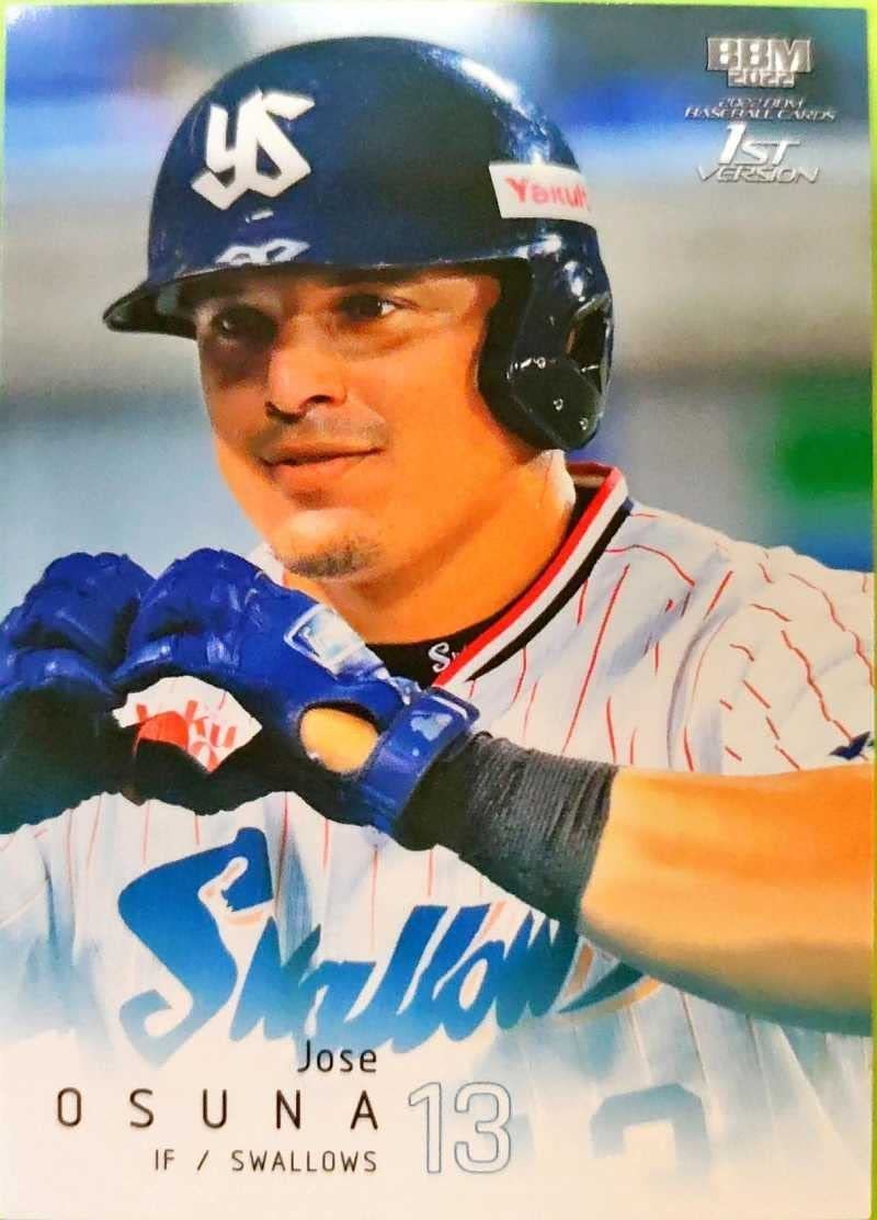 BBMベースボールカード オスナ ヤクルト #018 レギュラーカード 2022年 1stバージョン拍卖