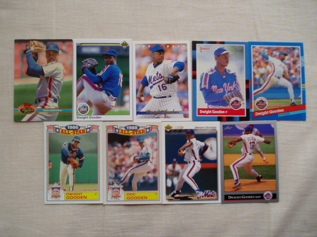 ドワイト・グッデン【DWIGHT GOODEN】9枚セット◆ニューヨークメッツ RE拍卖