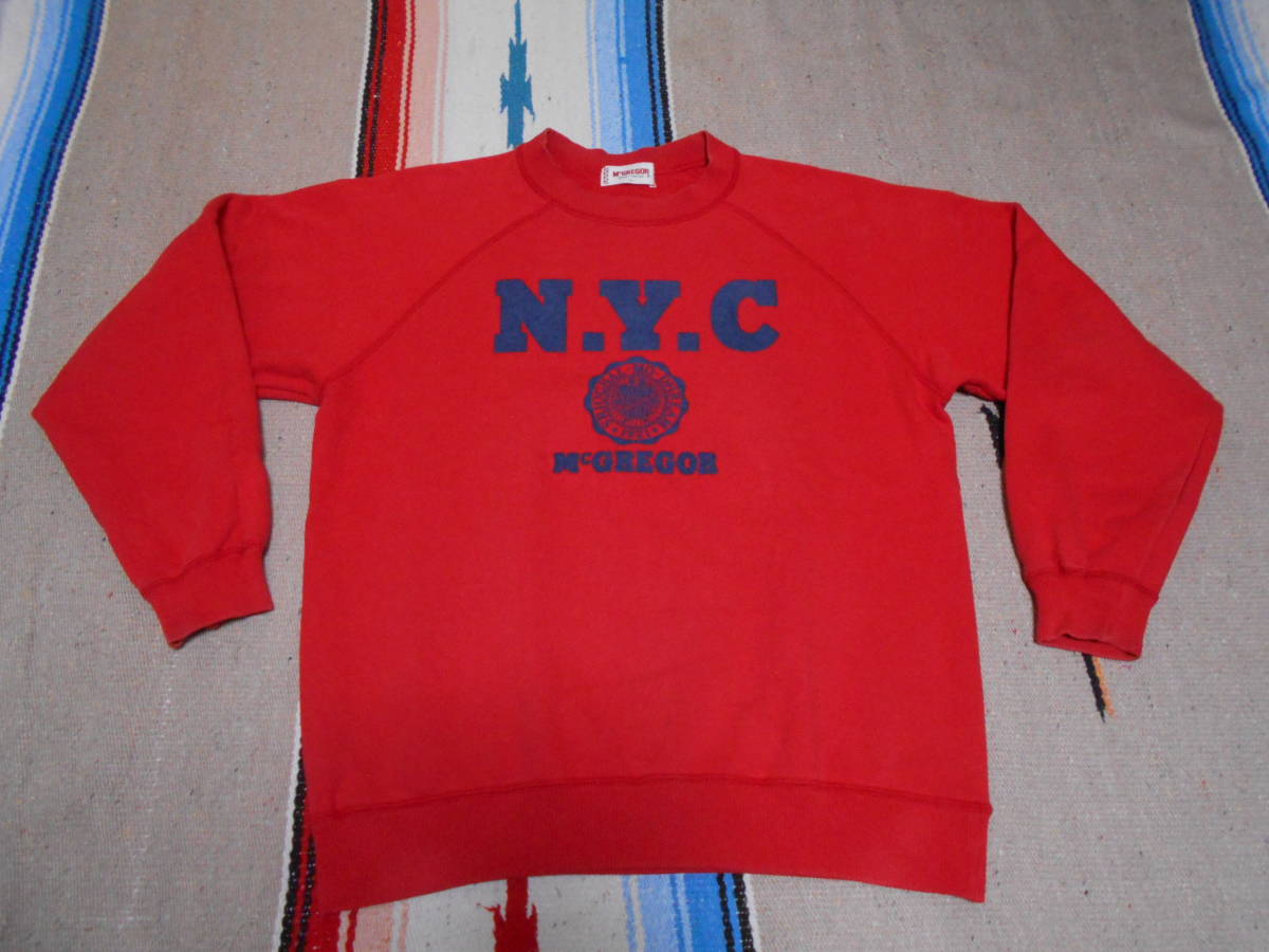 1980年代製 McGregor マクレガー ビンテージ スウェット アイビー カレッジ トレーナー MADE IN JAPAN バスケットボール フットボール 拍卖