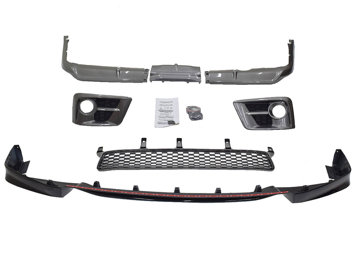 明日着 レクサス LX570 フロント リップスポイラー フォグカバー リア ディフューザー Supercharger-type LEXUS 即納 カスタム パーツ拍卖