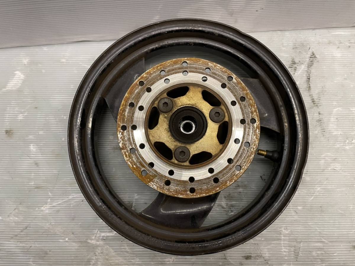 ヤマハ・スーパージョグZR・sa13j純正・フロントホイール歪み無し拍卖