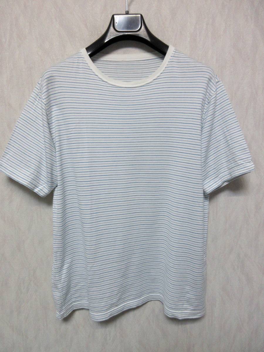 ソフネット SOPHNET. 半袖 ボーダー カットソー Tシャツ L yg863拍卖