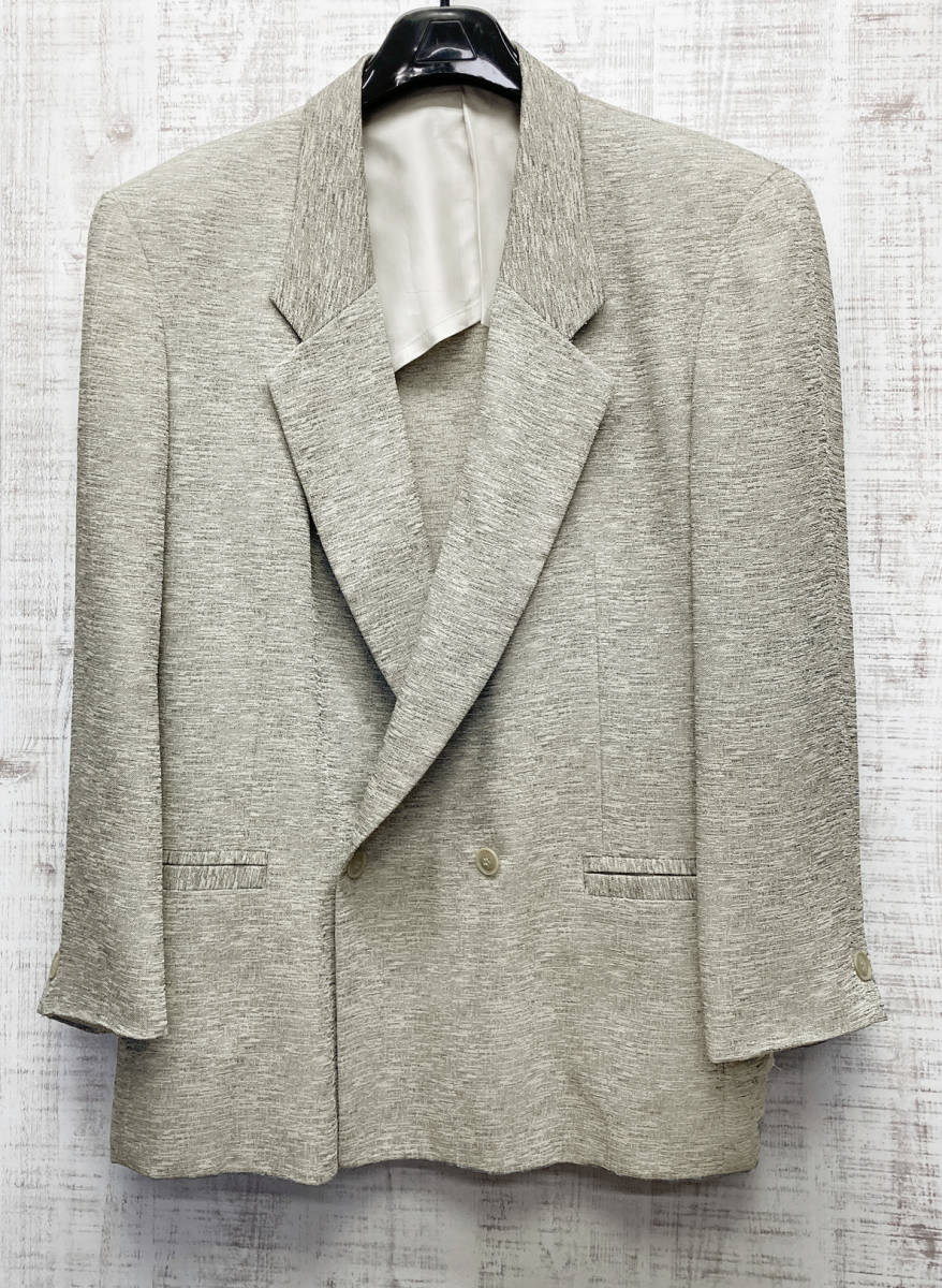 【RADICAL REFIND】ラジカルリファインド ダブルジャケット Mサイズ グレーベージュ系 【中古品】メンズジャケット、ブレザー拍卖