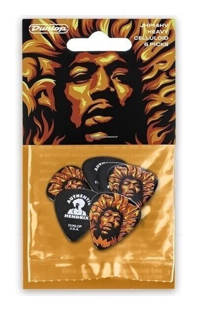 即決◆新品◆送料無料Dunlop JHP14HV/VOODOO JIMI HENDRIX ’69 PSYCH SERIES ジミ・ヘンドリックス ピック/6枚入/メール便 拍卖