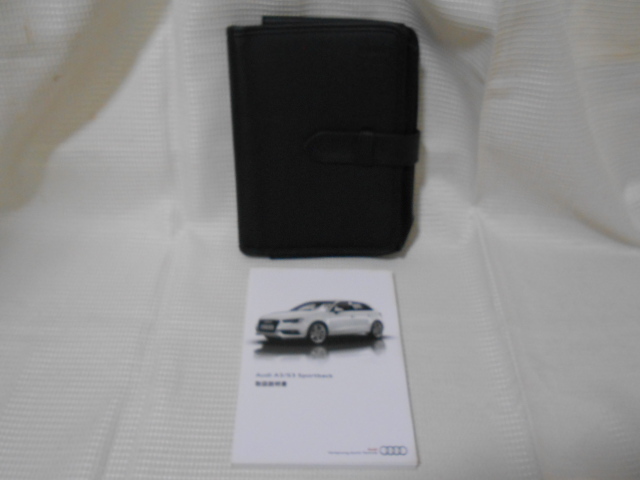 ☆送料無料/アウディ純正/AUDI/A3/S3 Sportback/2013年9月/取扱説明書/取説/一式☆A2204-13拍卖