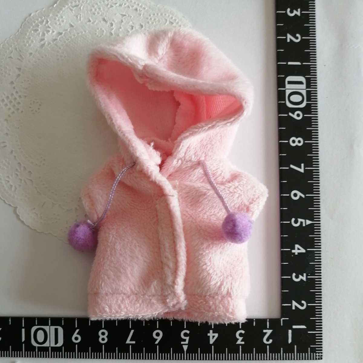 2r512 ドール用 パーカー ピンク ふわふわ ピュアニーモ リカちゃん ブライス 22cmドール 1/6ドール ルームウェア momoko 拍卖