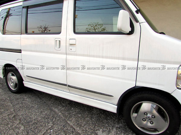 バモスホビオ HM3 HM4 メッキ サイド ドア モール ガーニッシュ アンダー カバー ベゼル パネル SAI-MOL-6590拍卖