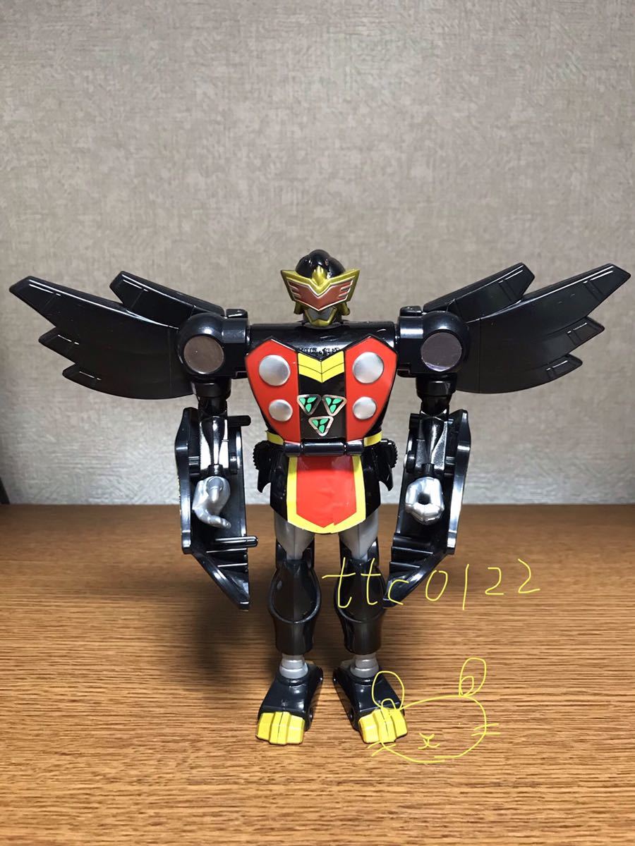 中古品 バンダイ テツワン探偵ロボタック【ジシャックチェンジシリーズ ダークロー 武器欠品】送料660円拍卖