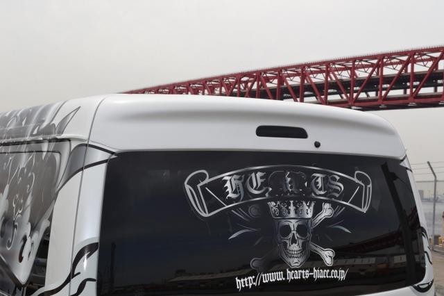 CROCE HEARTS/クローチェ ハーツ【ルーフスポイラー(Ver1)】200系ハイエース(ワイドボディ・ミドルルーフ専用)拍卖