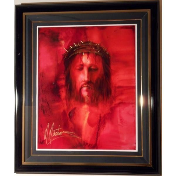 ◆即決◆ マヌキャン「啓 示」 リトグラフ 20号サイズ拍卖