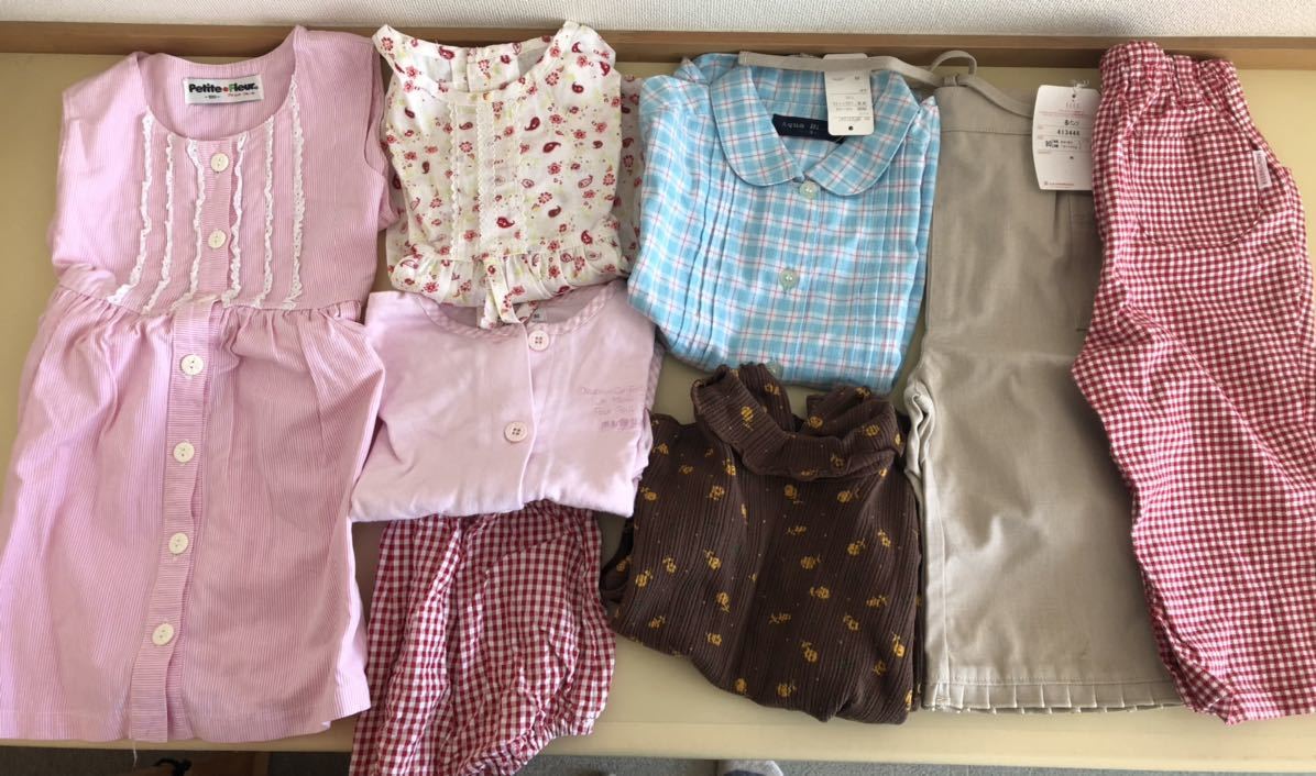 女の子 90㎝~110㎝ 美品 新品タグ付き エル 9点まとめて マリクレール拍卖