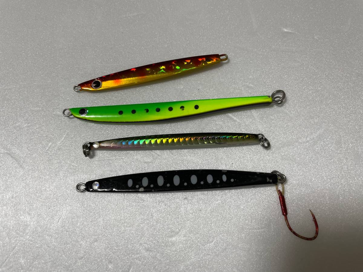 中古 ノースアイマ フォックステイル30g ザムス リリック32g ピーボーイジグキャスティング25g エンドウクラフトIOカスタム 40g 4個拍卖